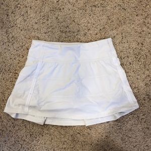 White Lulu Lemon Skirt